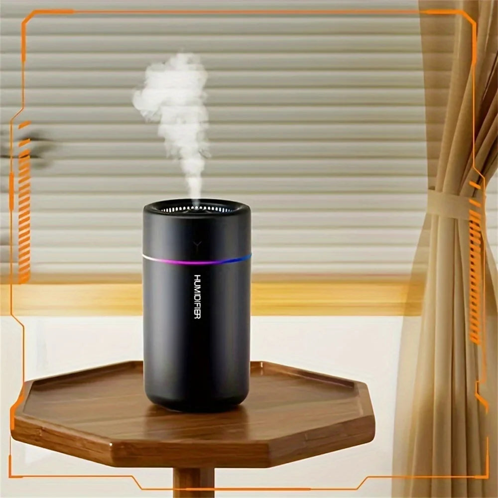 Colorful LED Car Humidifier Ultrasonic Aroma Diffuser for Bedroom Office