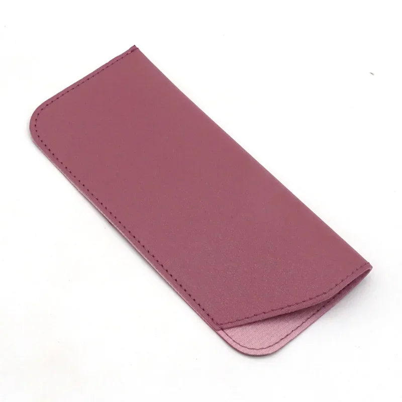 Leather Glasses Pouch Protective Eyewear Case