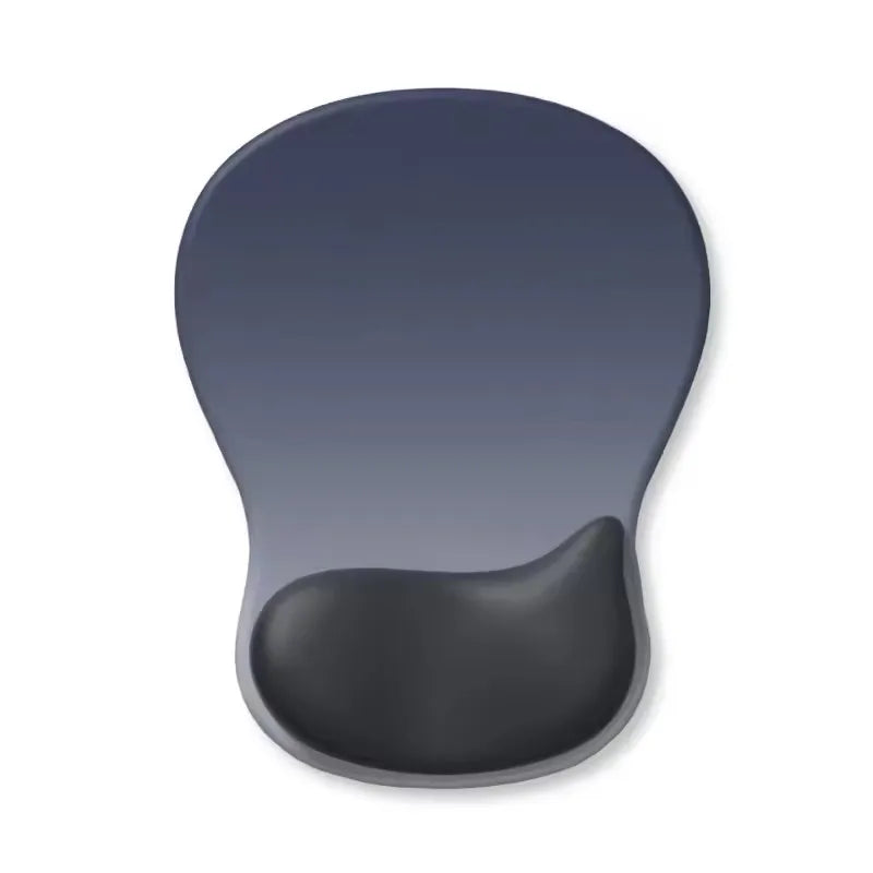 Ergonomic Mouse Pad with Gel Wrist Rest Pain Relief Non Slip PU Base Support