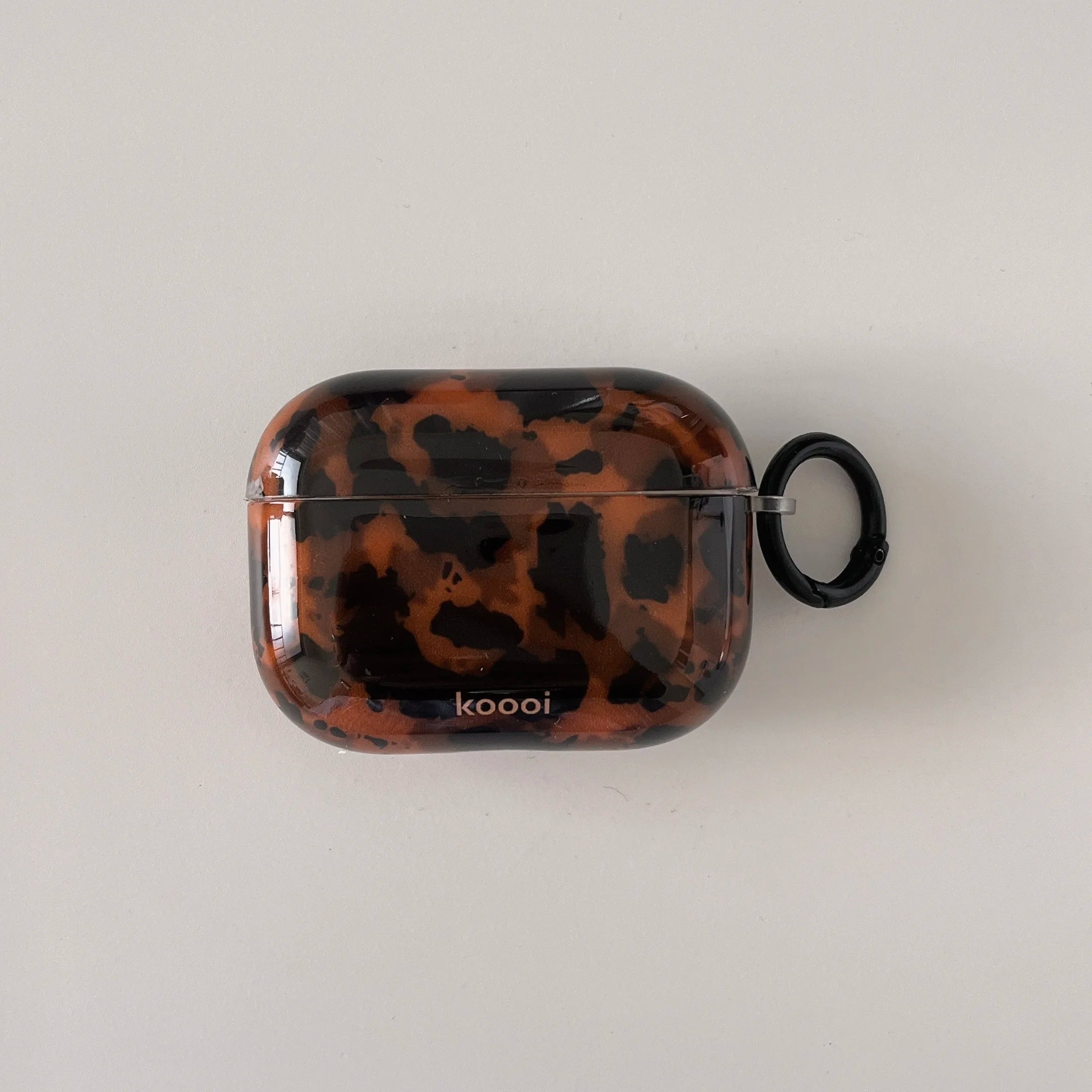 AirPods 1/2/3/4/Pro/Pro 2 Tortoiseshell Glossy Case Shockproof Protective Cover