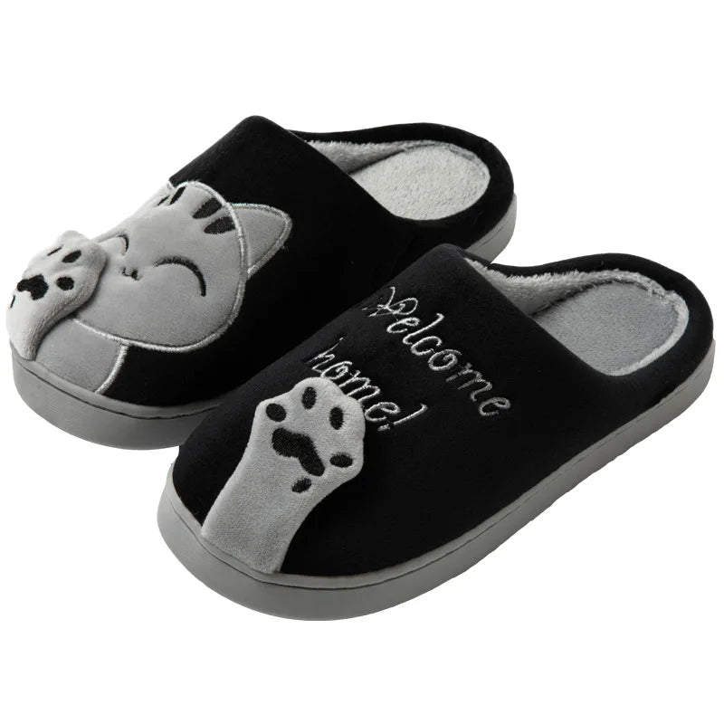 Cow Milk Fuzzy Slippers Women Winter Plush Soft Cozy Cartoon House Bedroom Shoes