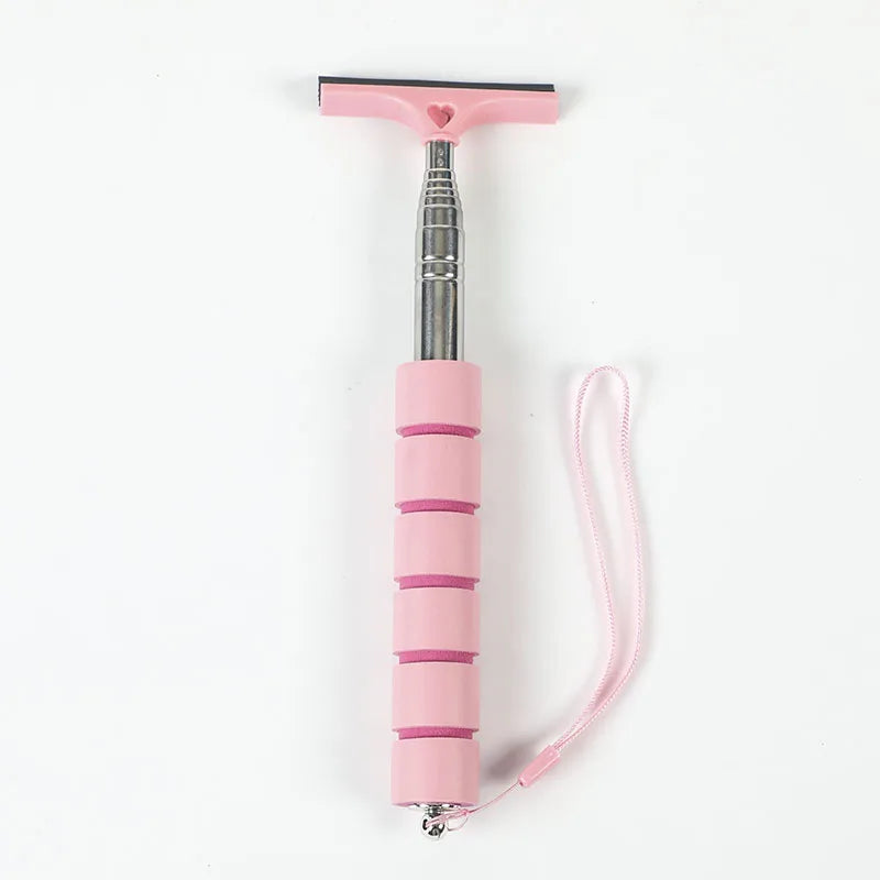 Car Rearview Mirror Cleaning Tool Telescopic Glass Wiper and Window Cleaner