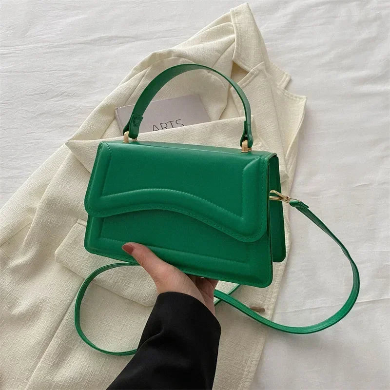 Women PU Leather Crossbody Handbag Small Shoulder Messenger Bag