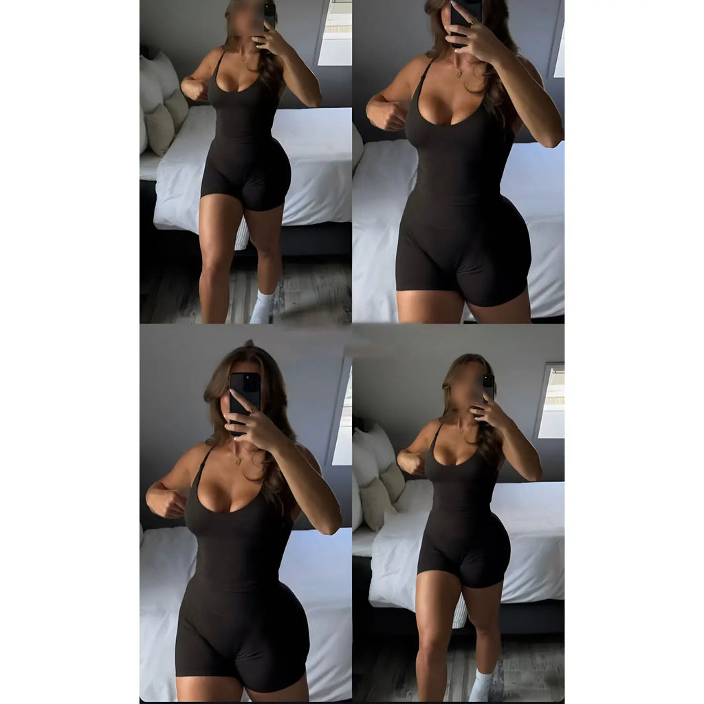Women Strappy Sports Bra High Support Cross Back Yoga Gym Tank Top