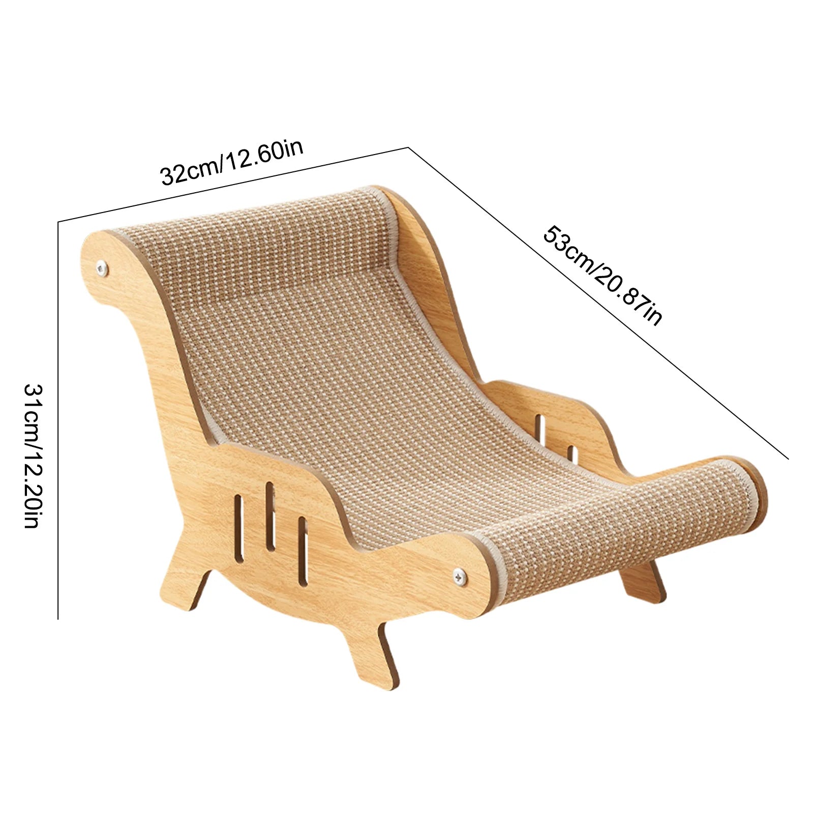 Sisal Cat Scratching Pad Reusable Scratch Bed Nest for Sleeping Playing Cats