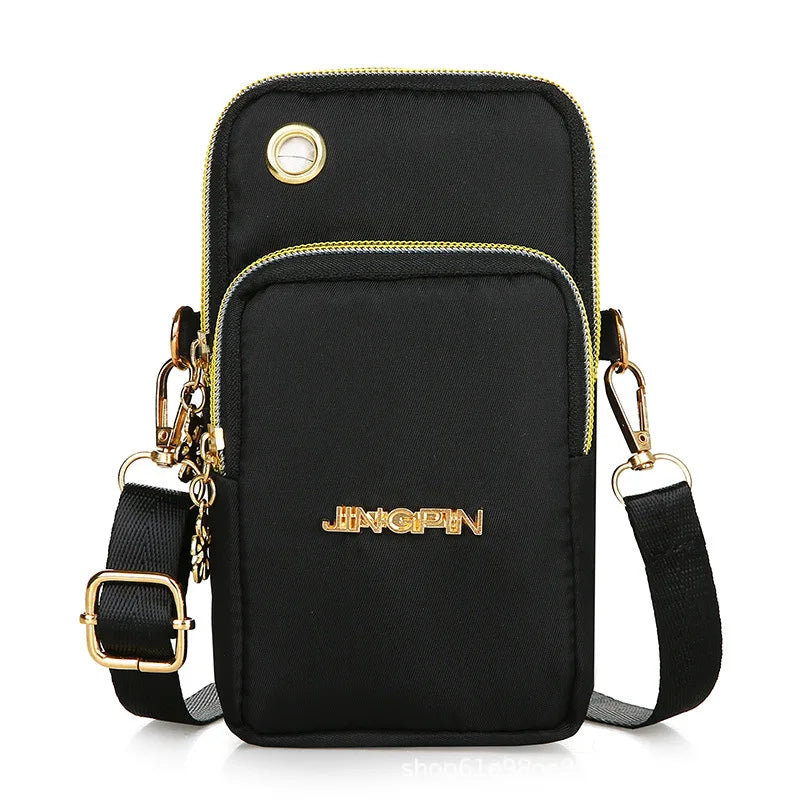 Women Crossbody Phone Bag Mini Shoulder Bag Travel Anti-Theft Small Messenger Bag Multi Pocket Mobile Pouch
