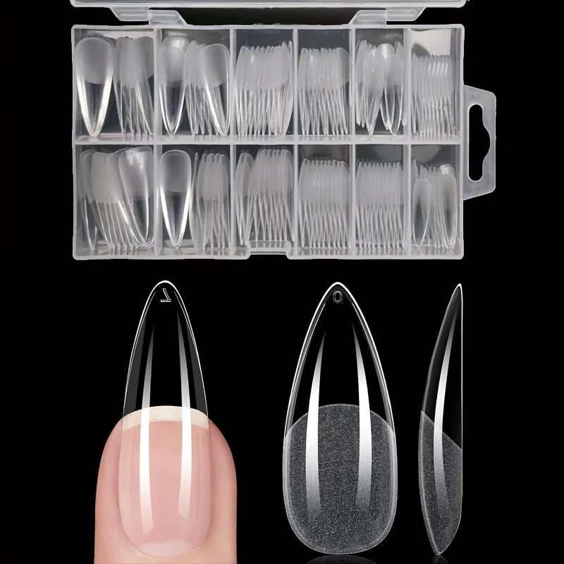 Press On Nail Tips Set – 120pcs Full Cover Fake Nails for DIY Extensions