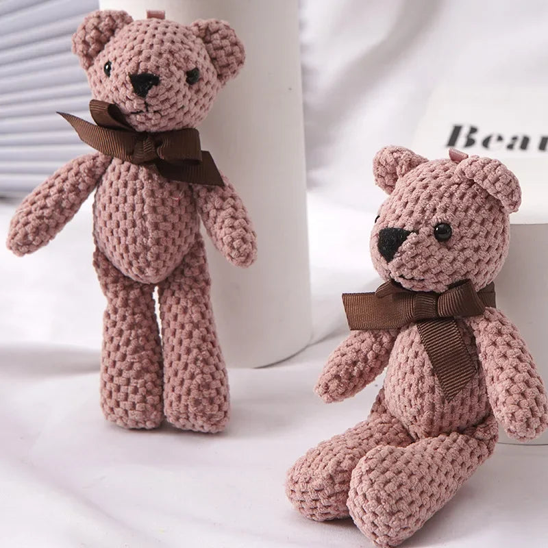 16cm Pineapple Bear Plush Keychain Mini Teddy Bear Gift