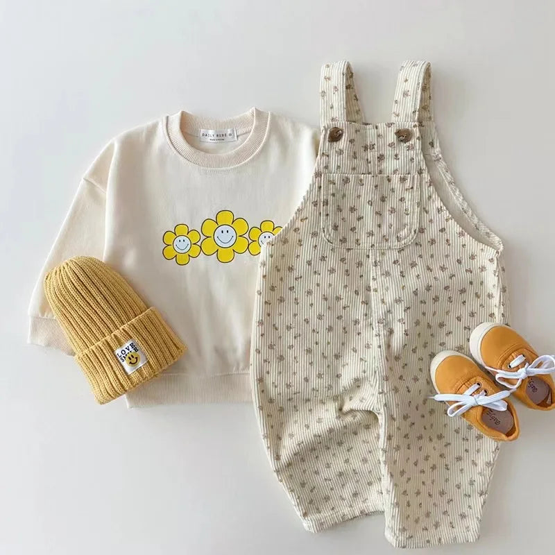 Kids Denim Romper Sleeveless Jumpsuit for Toddler Boys & Girls
