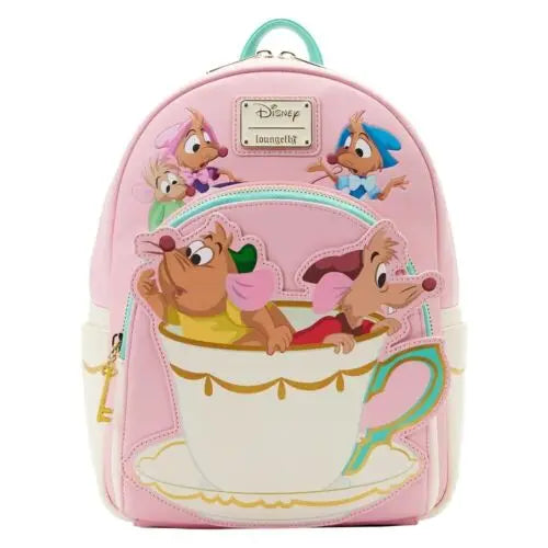 Disney Inside Out Sadness Cartoon Mini PU Leather Backpack Cute Girl Storage Bag