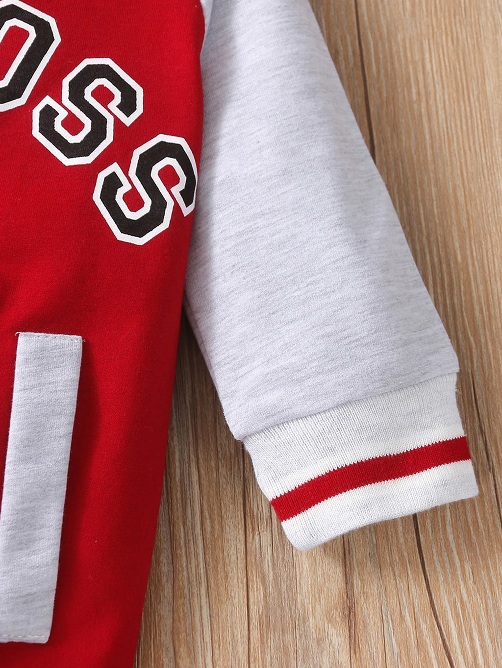 Baby Boy Letter Print Long Sleeve Jumpsuit