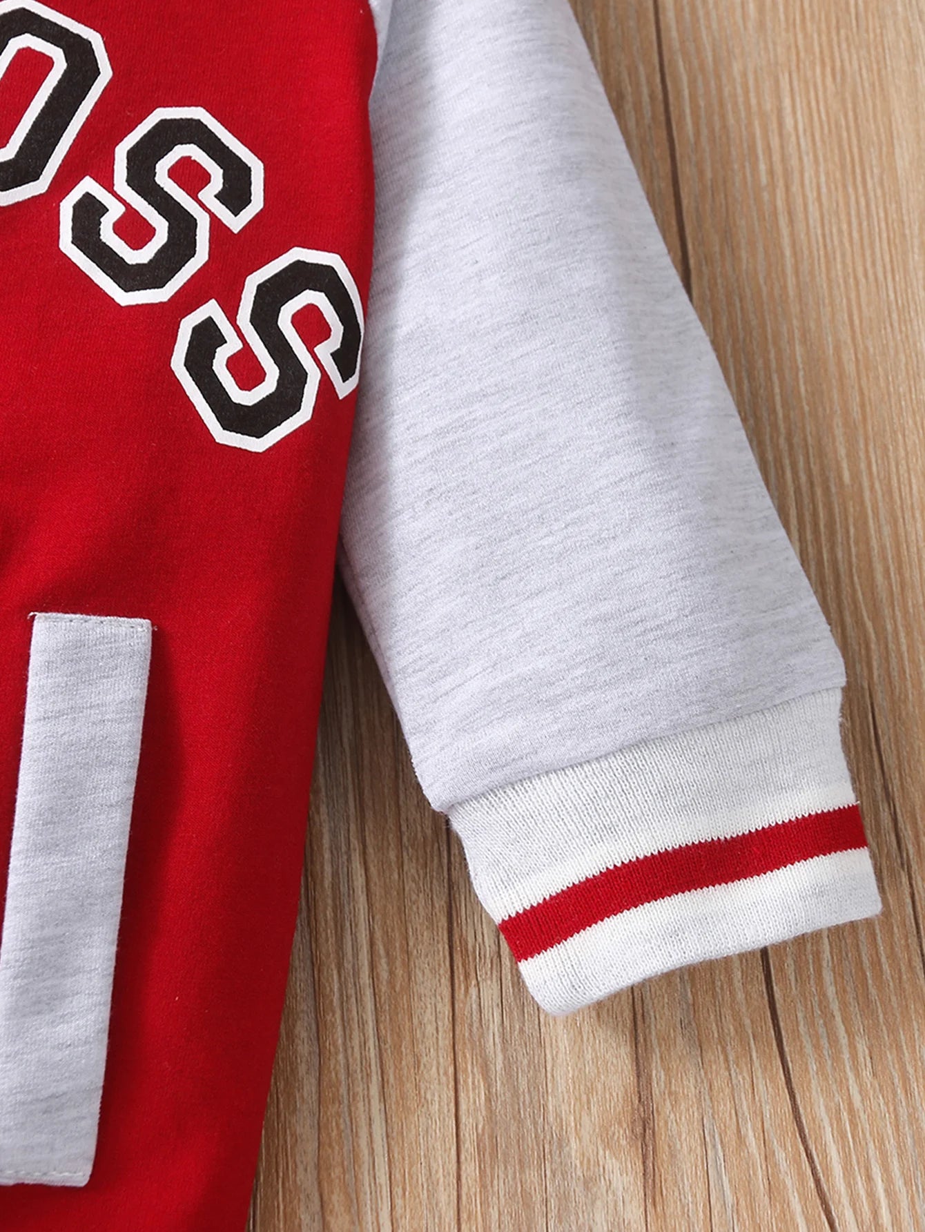 Baby Boy Letter Print Long Sleeve Jumpsuit