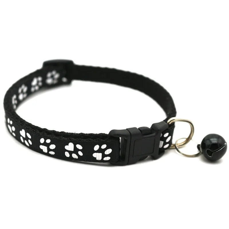 Rainbow Flower Cat Collar with Bell Adjustable Cute Lace Collar for Cats and Puppies