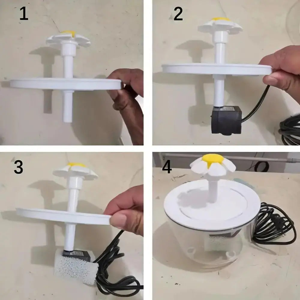 USB Cat Water Fountain 1200ml Automatic Filter Dispenser