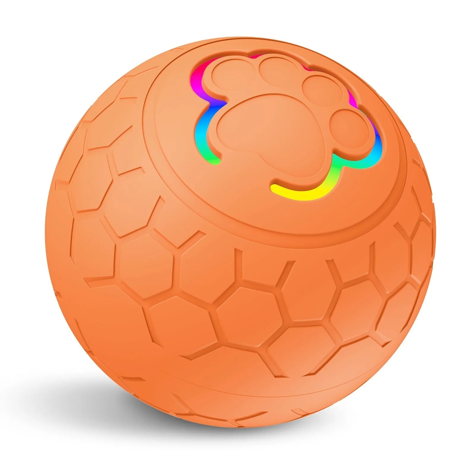 Smart Interactive Dog Toy Ball USB Rechargeable Automatic Bouncing Pet Toy with Lights