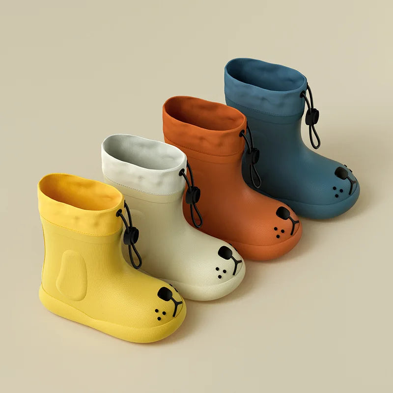 Kids Waterproof Rain Boots Lightweight EVA Rain Shoes for Boys & Girls