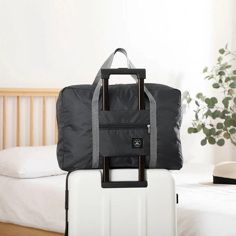 Foldable Travel Duffel Bag Carry On Luggage Large Capacity Lightweight Waterproof Weekend Gym Bag Women