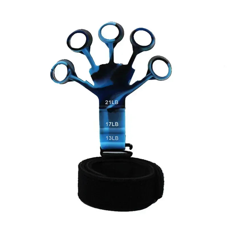Hand Grip Strengthener Finger Trainer Resistance 6 Level Gym Exercise Tool
