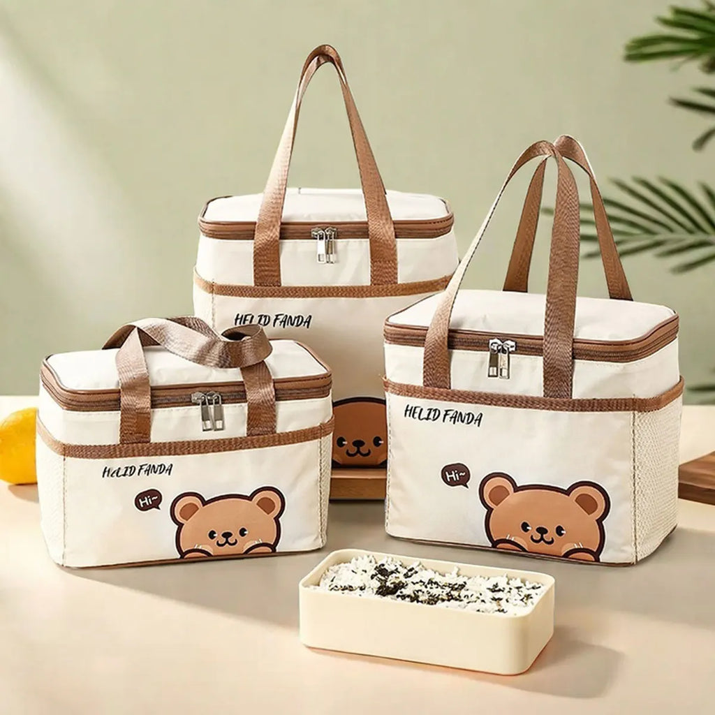 Thermal Lunch Box Bag Insulated Large Capacity Waterproof Picnic Cooler Bag