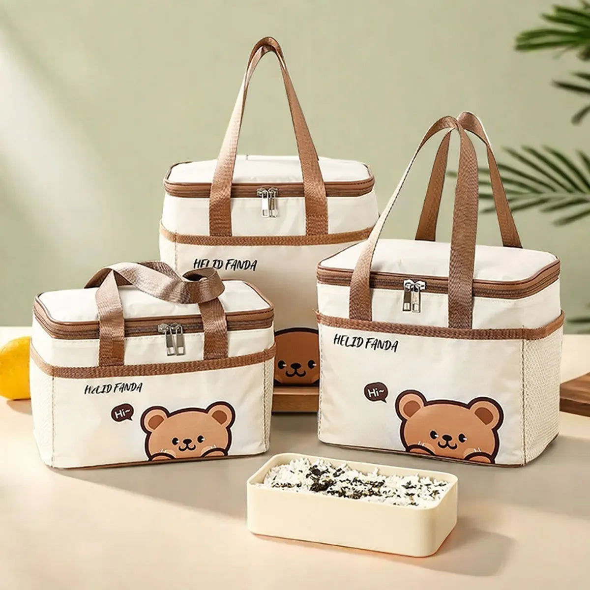Thermal Lunch Box Bag Insulated Large Capacity Waterproof Picnic Cooler Bag