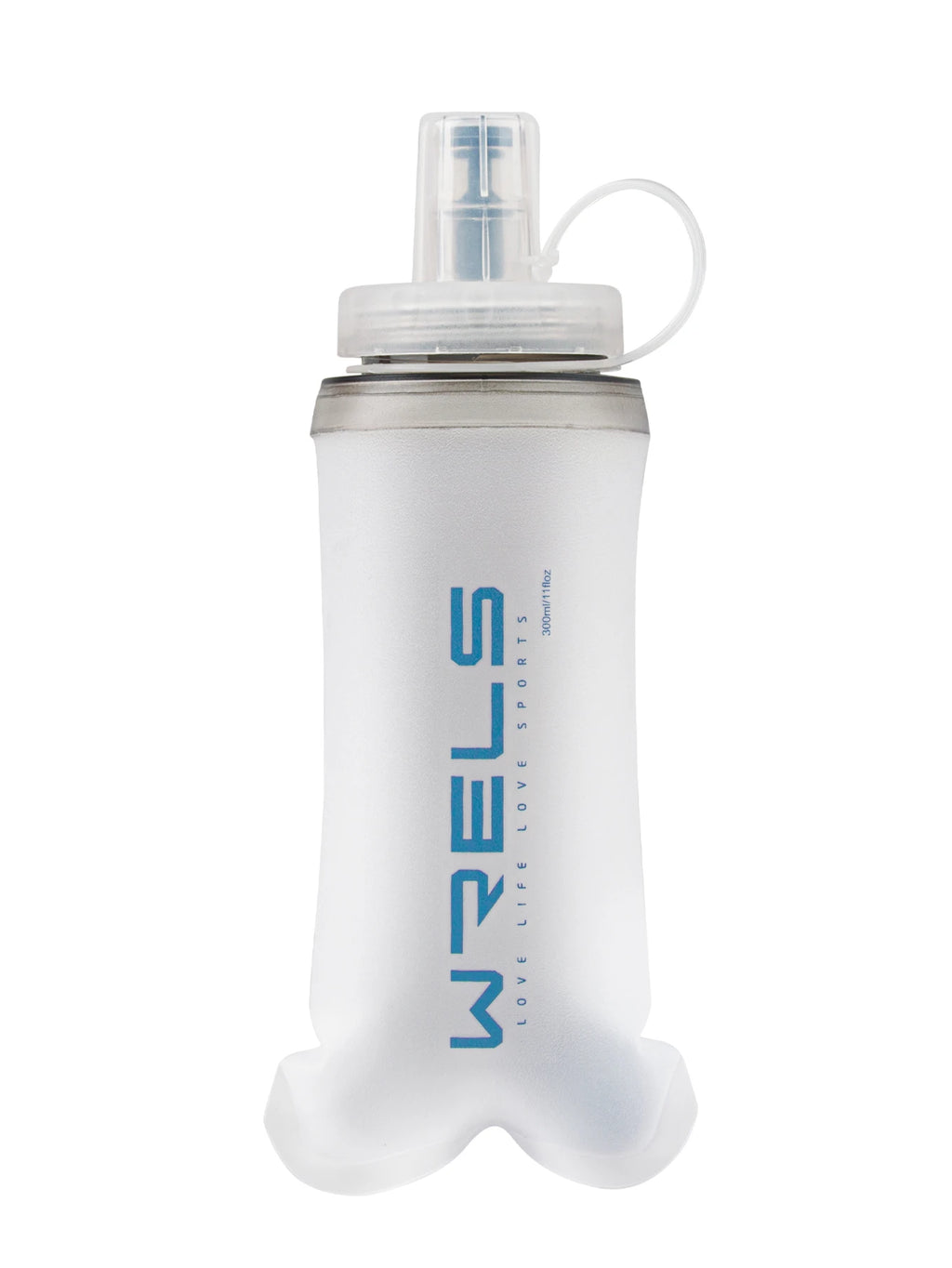 Collapsible Soft Water Bottle 300ml – Lightweight Leakproof Running Flask for Hiking, Cycling & Trail Running