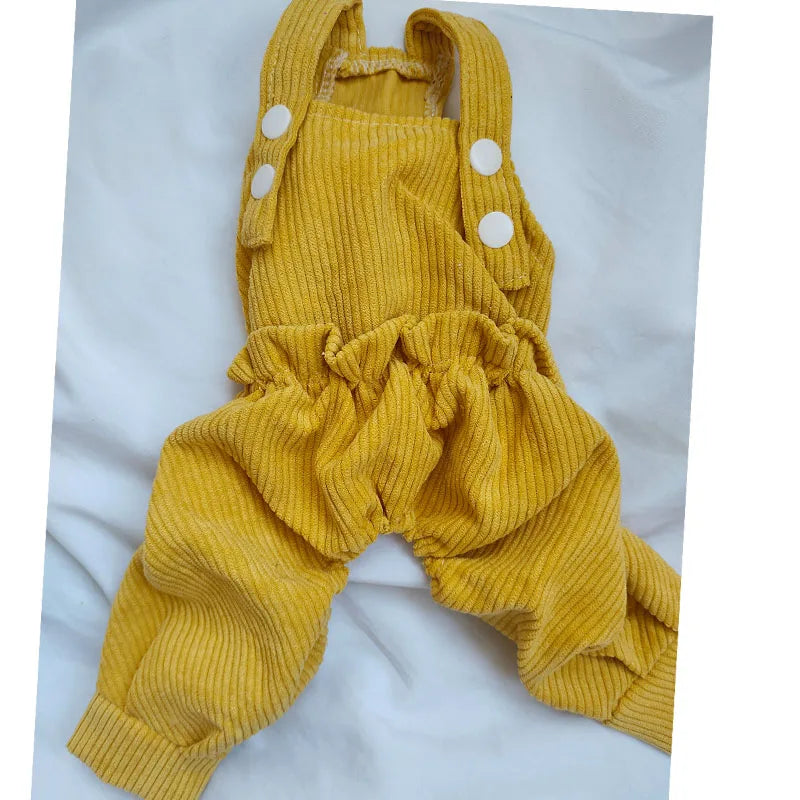 Small Medium Dog Strap Jumpsuit Cute Pet Overalls Pajamas