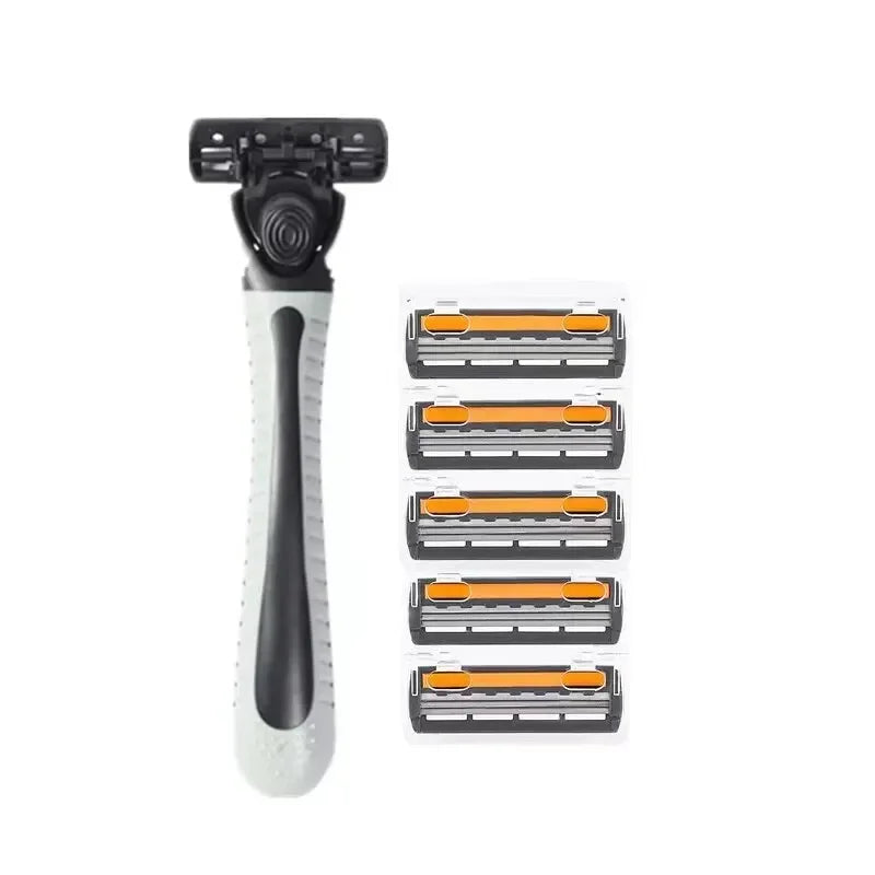 Men Razor Shaver 3 Layer Reusable Imported Blade Multi Head Replaceable Shaving Tool