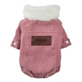 Warm Fleece Dog Jacket Cozy Pet Coat