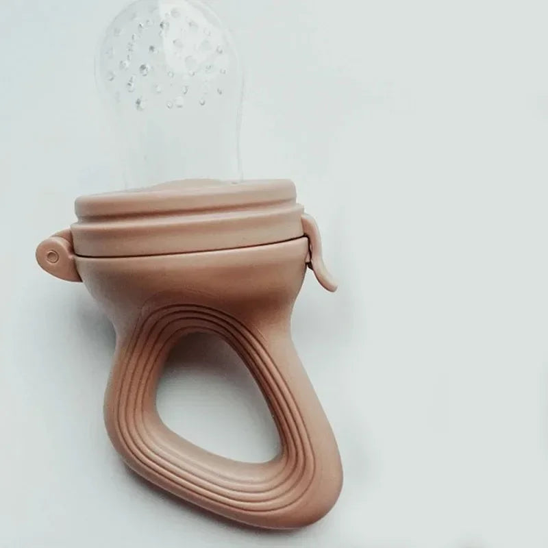 *Silicone Baby Fruit Feeder Teething Pacifier Nibbler