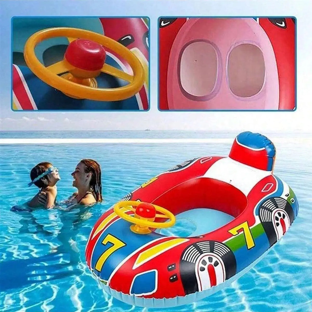 Baby Car Pool Float with Handles for Toddlers