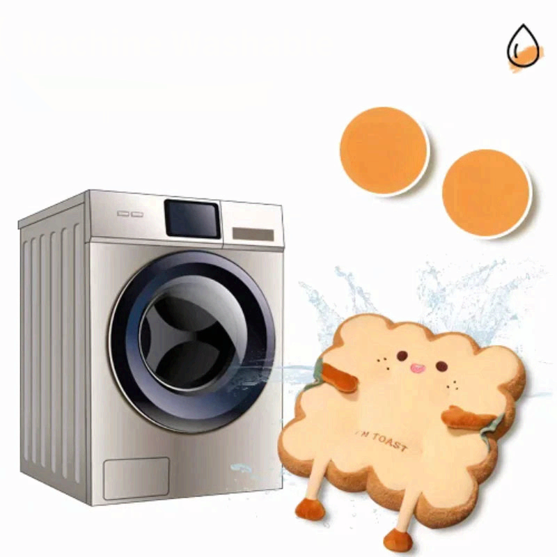 Toast Shaped Seat Cushion for Home Office Car