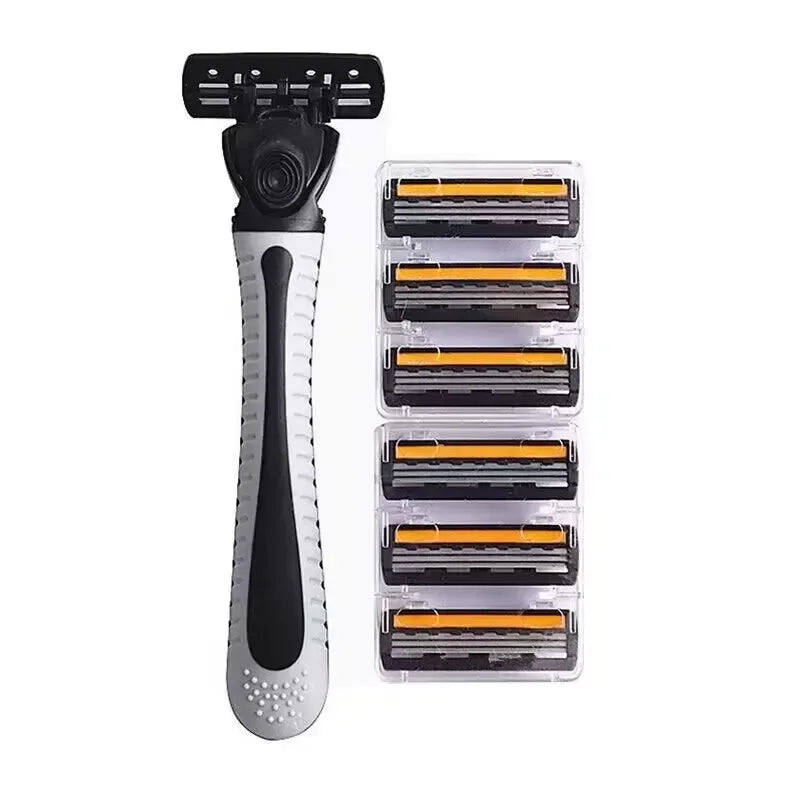 Men Razor Shaver 3 Layer Reusable Imported Blade Multi Head Replaceable Shaving Tool