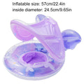 Inflatable Pool Float Ring with Canopy