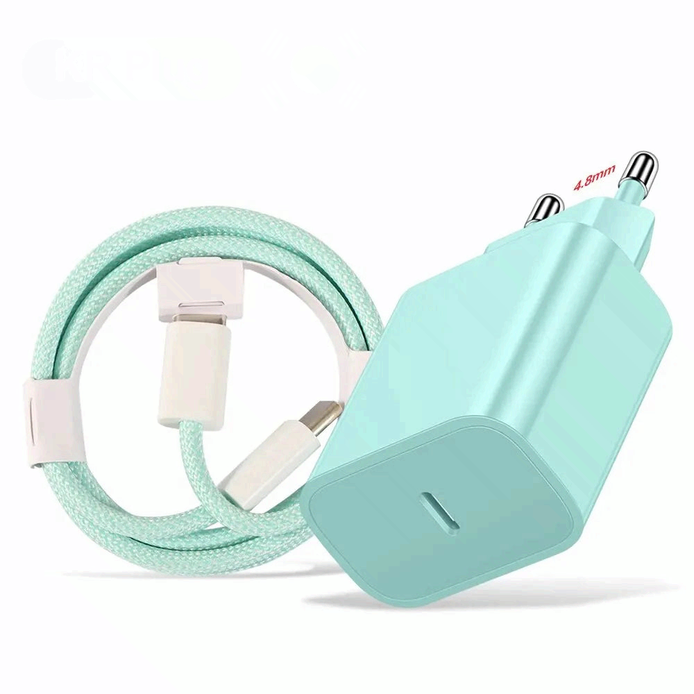 20W PD USB C Fast Charging Charger Type C Adapter Cable