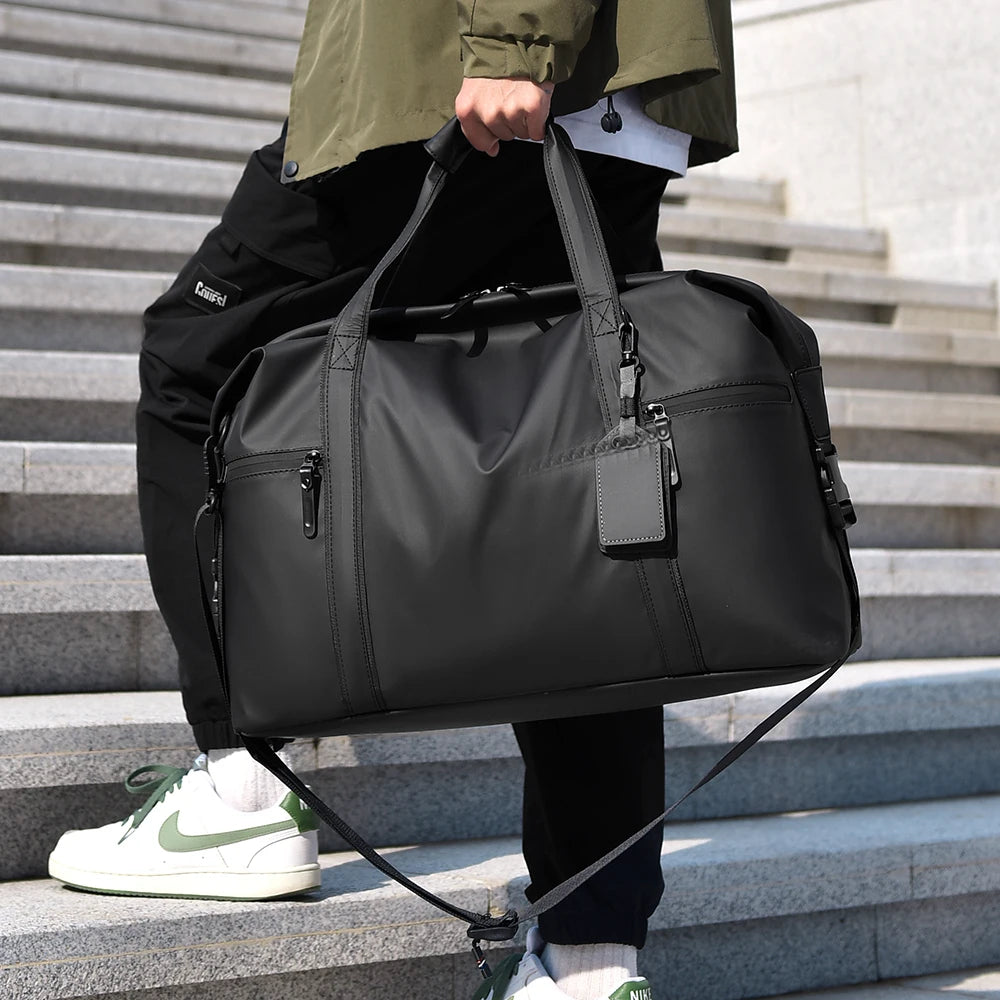 Men Gym Duffel Bag Adjustable Shoulder Travel Sports Bag
