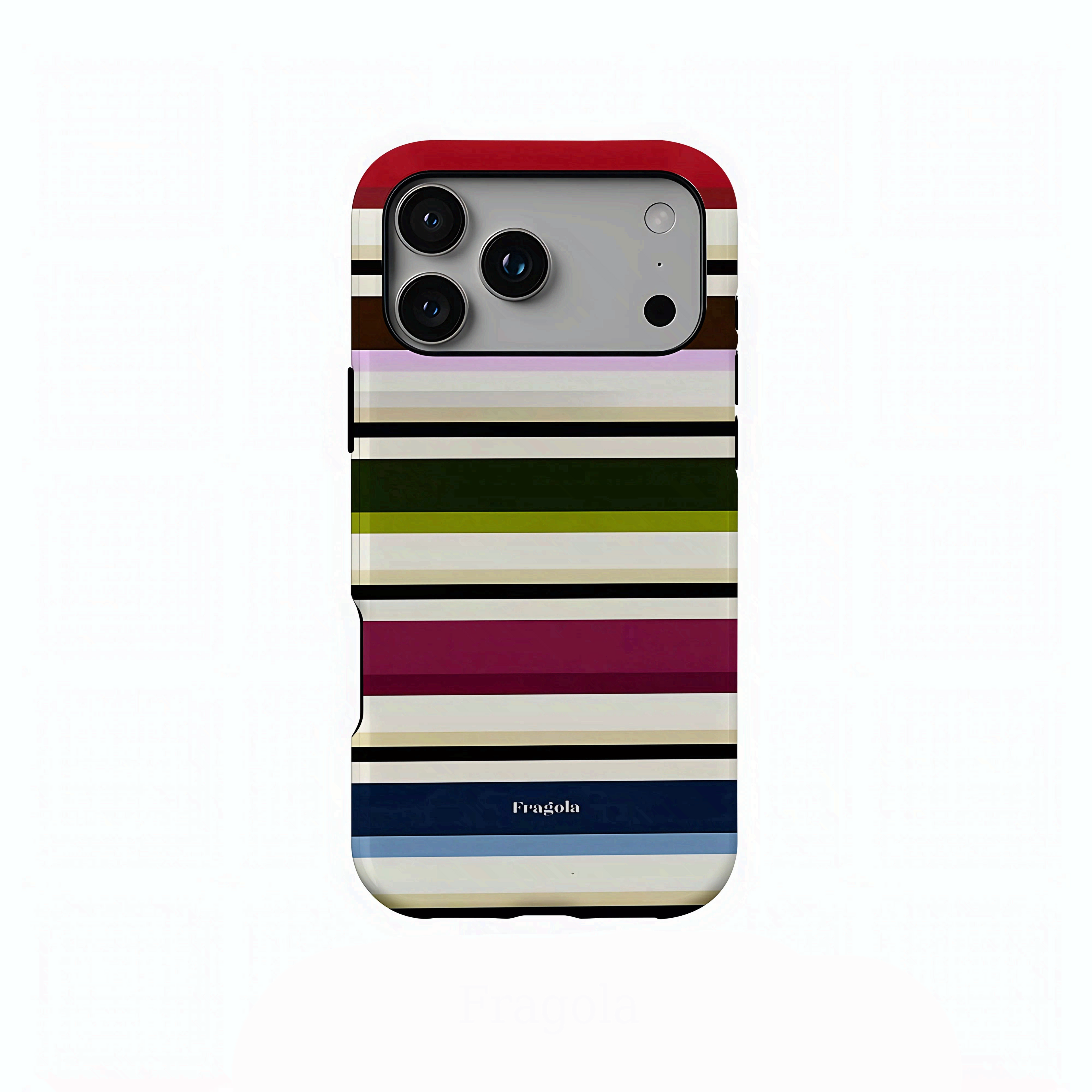 Fragola Coloful Stripes iPhone Case