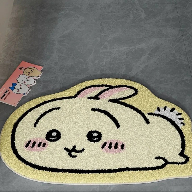 Anime Plush Rug Non Slip Bathroom Floor Mat Cute Room Carpet