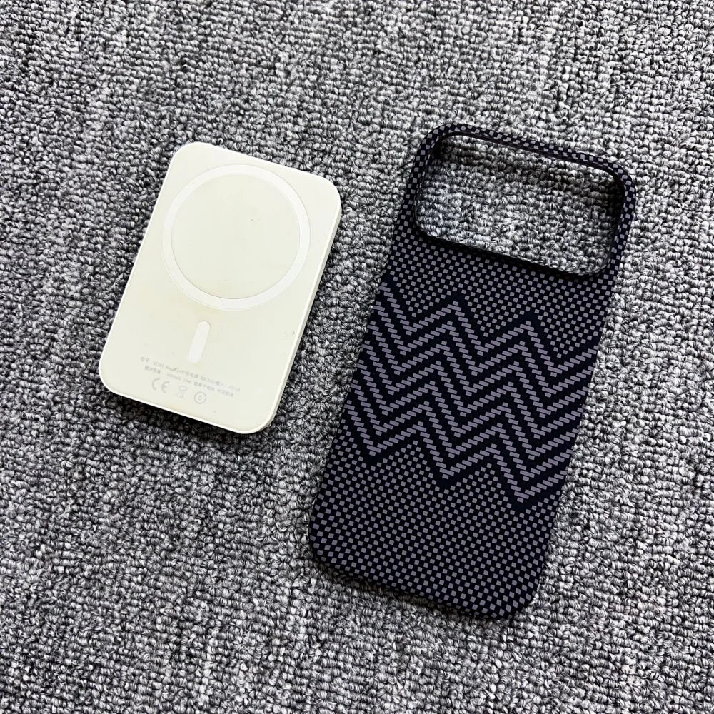 Carbon Fiber MagSafe Magnetic Frameless PC Bumper iPhone Case
