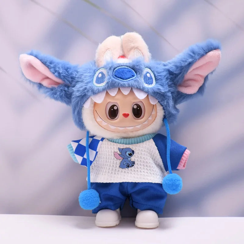 17cm Plush Doll Clothes Outfit Set