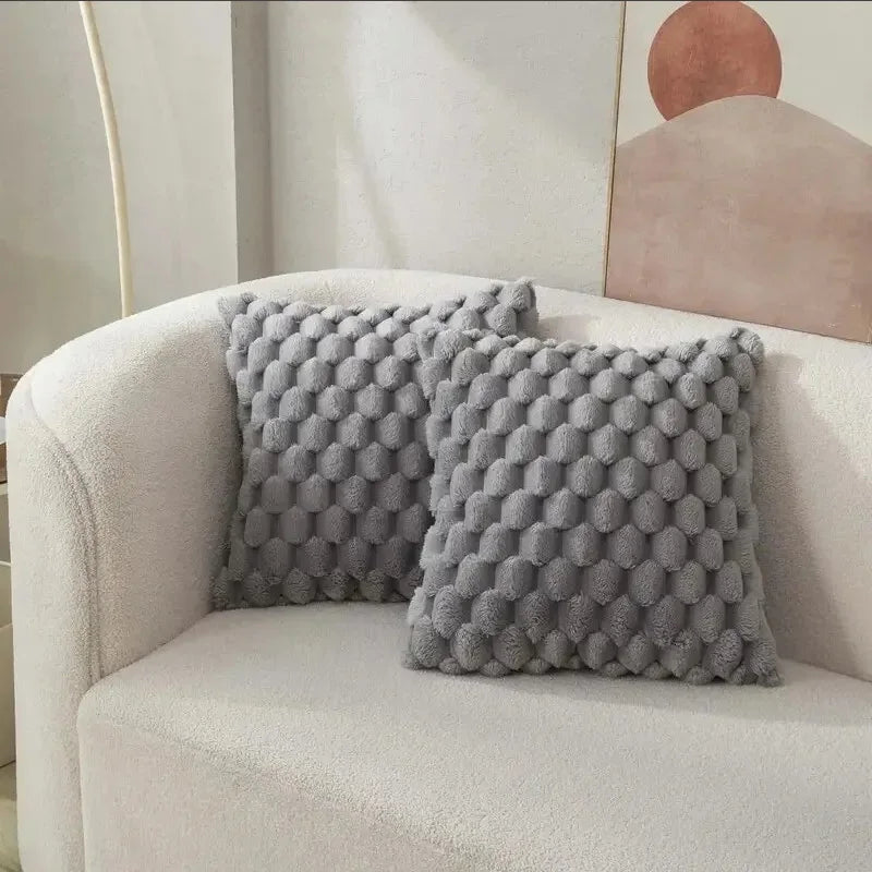 3D Soft Plush Turtle Pattern Pillowcase for Living Room Sofa Bedroom