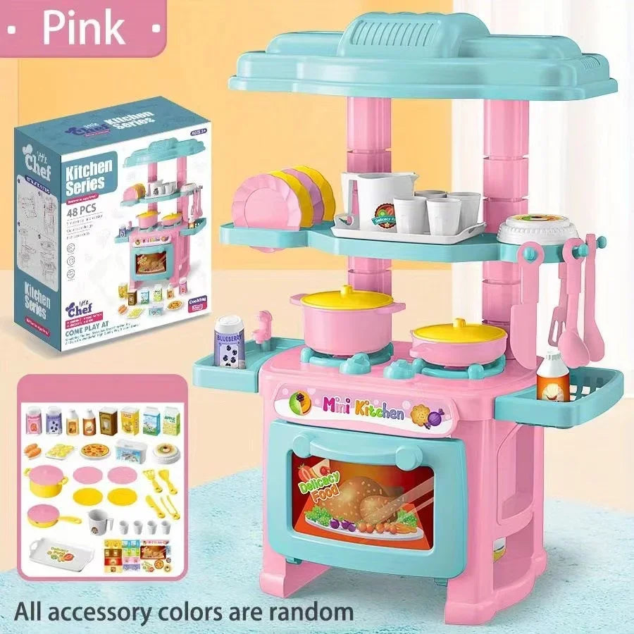 Mini Kitchen Pretend Play Set for Kids