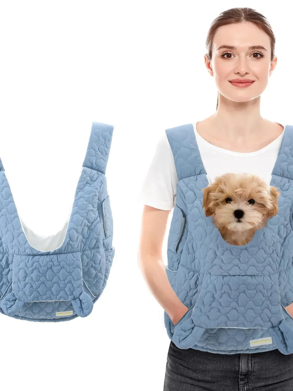 Large Capacity Pet Carrier Backpack Waterproof Chest Bag for Dogs Cats