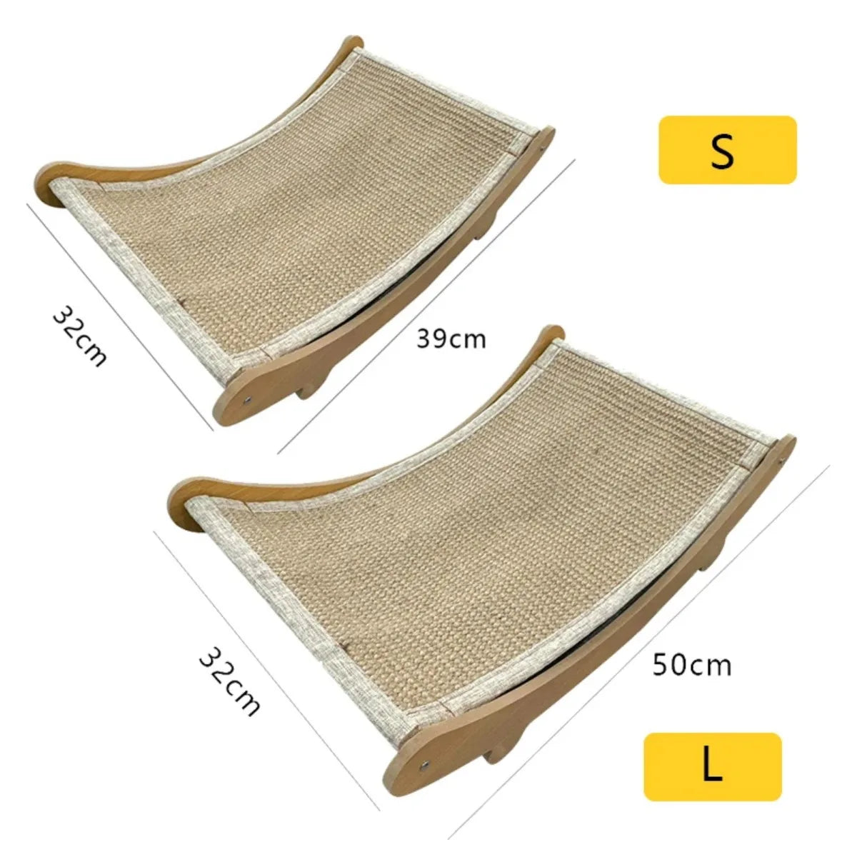 Wooden Cat Scratching Pad Bed Multifunction Wear Resistant Scratch Board for Cats