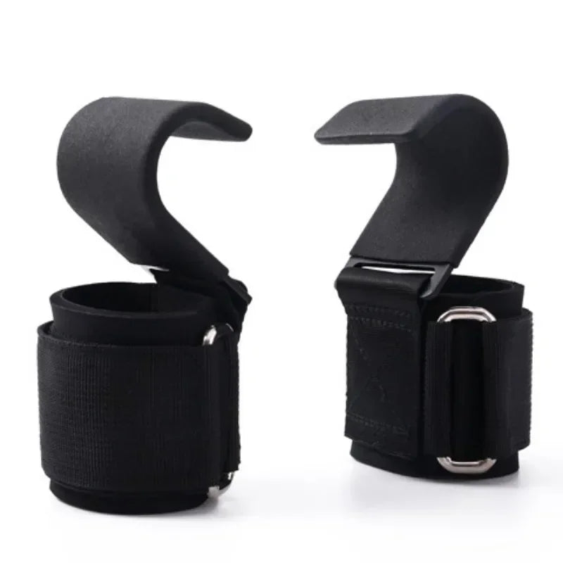 Weight Lifting Hooks Non Slip Straps for Deadlift Pull Up Fitness Training