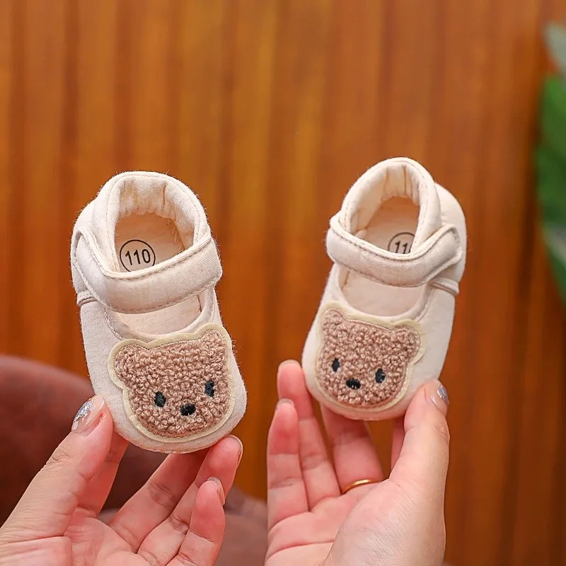 Baby Bear Sandals Soft Sole First Walking Shoes for Infants