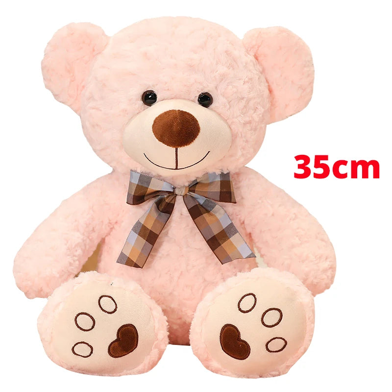 Teddy Bear Plush Pillow 25cm 35cm Soft Stuffed Animal Gift