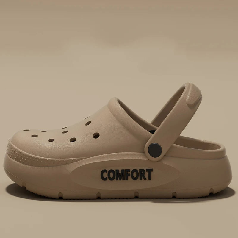 EVA Clog Slippers Thick Sole Anti Slip Comfortable Indoor Outdoor Garden Shoes for Men Women