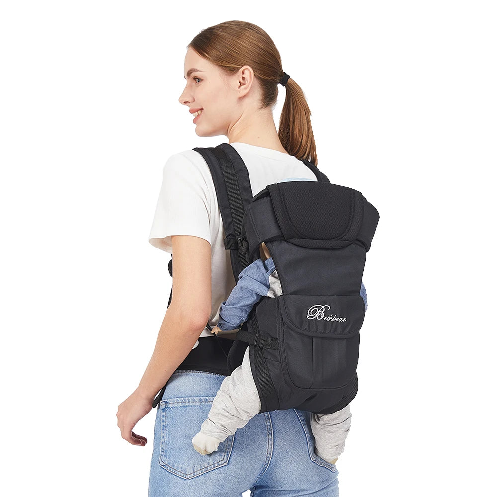 4 in 1 Ergonomic Baby Carrier Adjustable Sling for Newborn Toddler