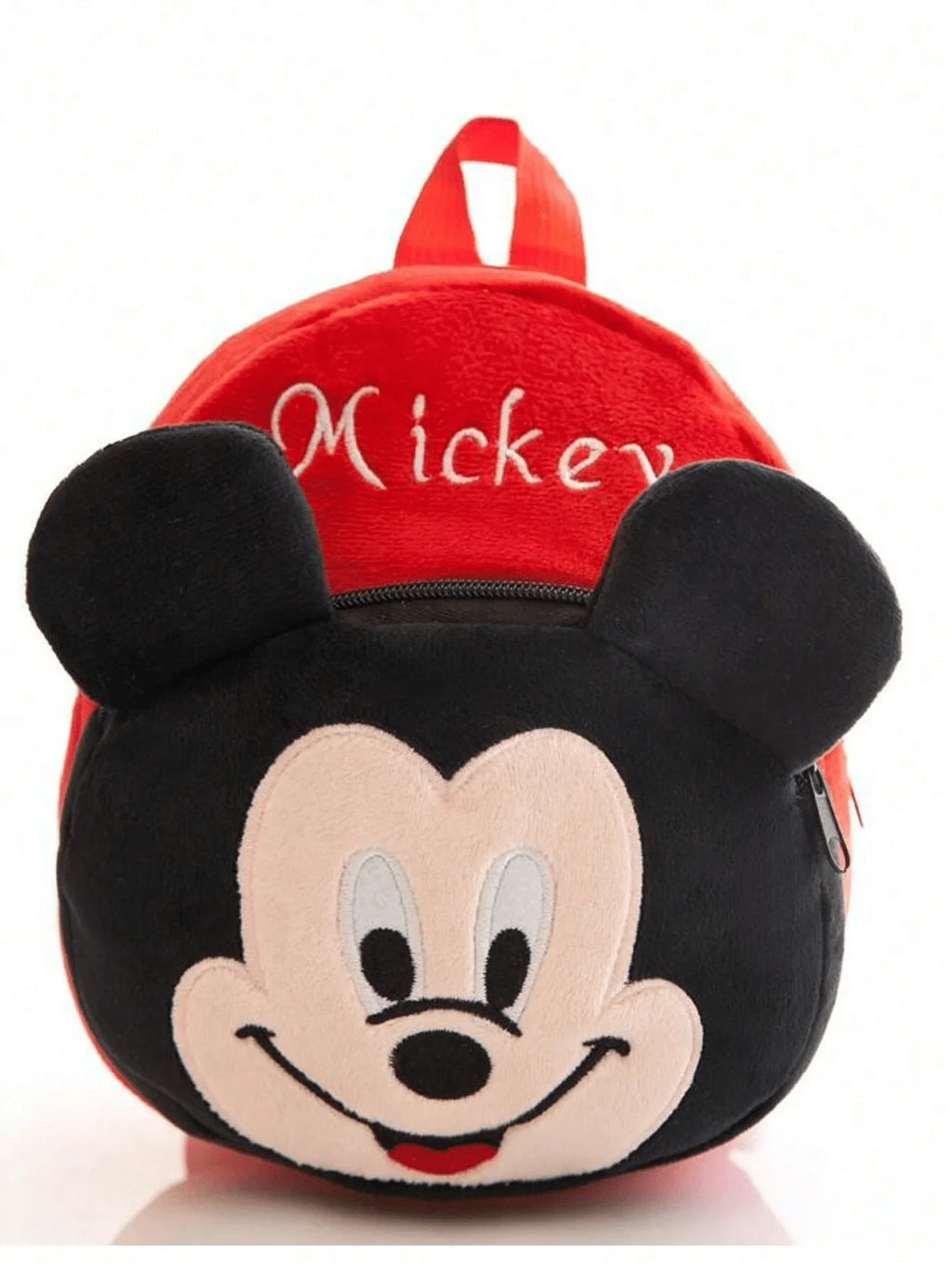 Cartoon Plush Backpack Stitch Mickey Pooh Cute School Bag for Kids