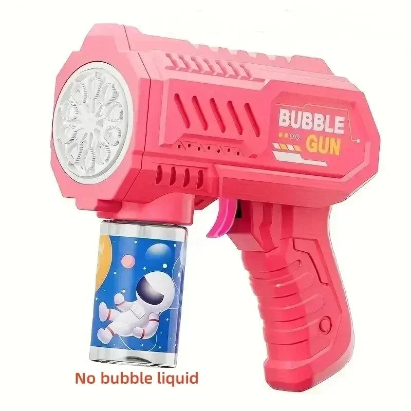 Unicorn Bubble Gun Automatic Bubble Blower Toy Electric Bubble Machine Kids Outdoor Party Soap Bubble Maker